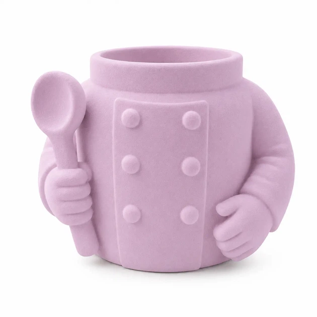 Кашпо 3D More Повар 10.7x8.7x7.6 см 200 мл Сиреневый - Фото 1 Кашпо 3D More Повар 10.7x8.7x7.6 см 200 мл Сиреневый - изображение 1
