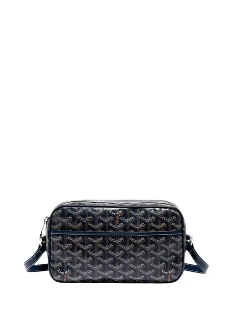 Премиальная сумка через плечо Goyard темно-синего цвета. - Фото 2 Премиальная сумка через плечо Goyard темно-синего цвета. - изображение 2