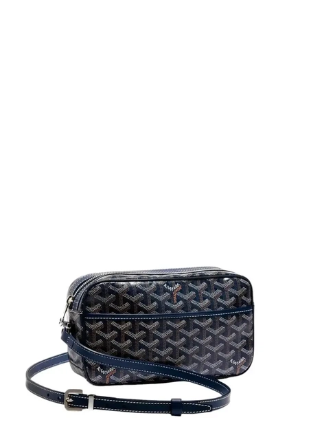 Премиальная сумка через плечо Goyard темно-синего цвета. - Фото 4 Премиальная сумка через плечо Goyard темно-синего цвета. - изображение 4