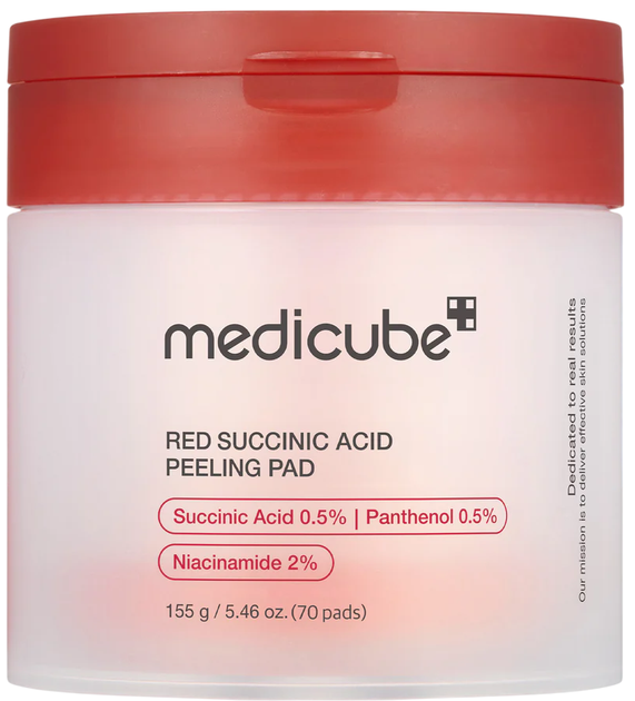 Тонер-педи для обличчя Medicube Red з бурштиновою кислотою 70 шт (8800289473135) - Фото 1 Тонер-педи для обличчя Medicube Red з бурштиновою кислотою 70 шт (8800289473135) - зображення 1