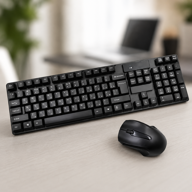Клавиатура KEYBOARD+Мышка wireless TJ 808 / Комплект беспроводной клавиатуры и мыши - изображение 3