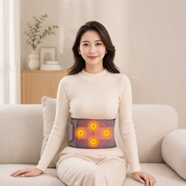 Массажный пояс / Аккумуляторные массажные пояса Waist Protection Massage FZ-102 / Пояс с подогревом для спины - изображение 2