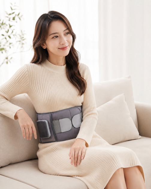 Массажный пояс / Аккумуляторные массажные пояса Waist Protection Massage FZ-102 / Пояс с подогревом для спины - изображение 4