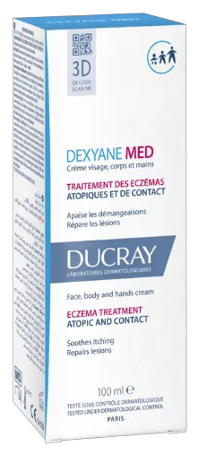 Krem do twarzy Ducray Dexyane MeD łagodzący 100 ml (3282770394238) - Zdjęcie 2 Krem do twarzy Ducray Dexyane MeD łagodzący 100 ml (3282770394238) - obraz 2