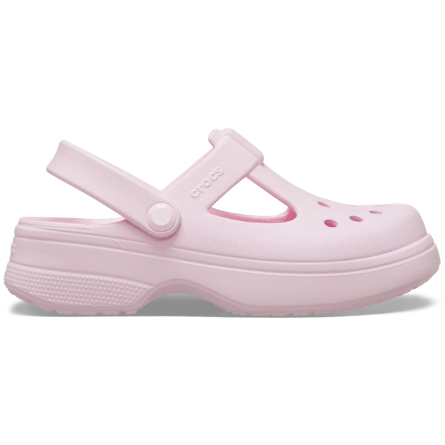 Дитячі крокси для дівчинки Crocs Classic Mary Jane Clog Pink Milk (30/31, рожевий) - Фото 3 Дитячі крокси для дівчинки Crocs Classic Mary Jane Clog Pink Milk (30/31, рожевий) - изображение 3