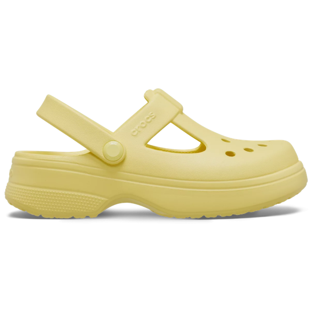 Дитячі крокси для дівчинки Crocs Classic Mary Jane Clog Daylily Yellow (32/33, жовтий) - Фото 3 Дитячі крокси для дівчинки Crocs Classic Mary Jane Clog Daylily Yellow (32/33, жовтий) - изображение 3