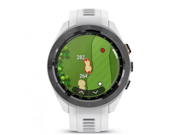 Смарт-годинник Garmin Approach S70 42mm B. Ceramic Bezel with White S. Band (010-02746-00/10) - Фото 4 Смарт-годинник Garmin Approach S70 42mm B. Ceramic Bezel with White S. Band (010-02746-00/10) - зображення 4