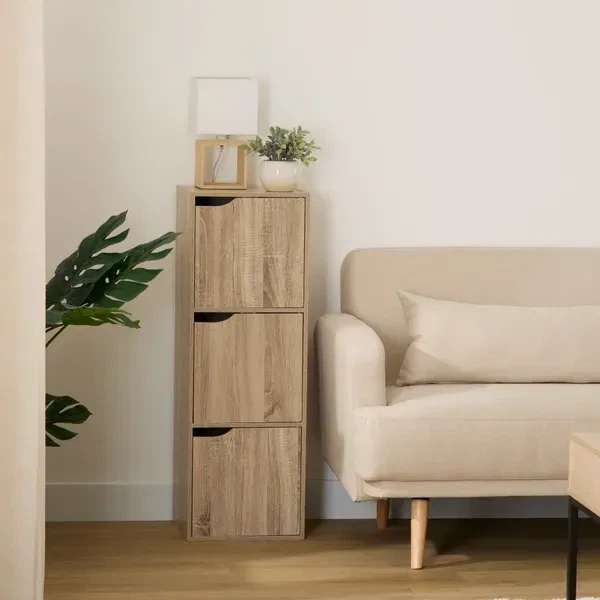 Вузька тумба для взуття 5five Simply Smart з 3 відкидними секціями - зображення 2