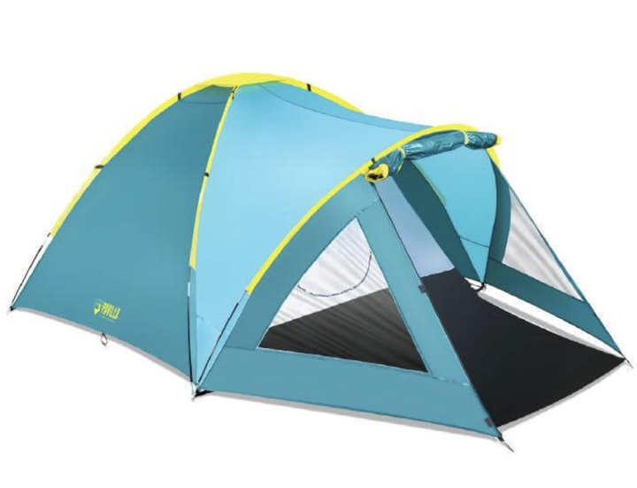 Тримісний туристичний намет Pavillo Active Mount 68090 двошаровий із тамбуром, двома входами, протимоскітною сіткою та водостійким тентом - зображення 6