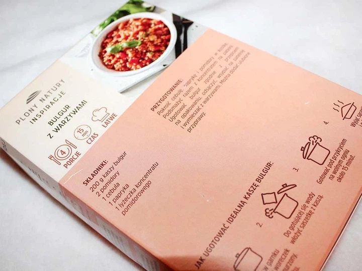 Каша булгур из твердой пшеницы Kasza Bulgur Plony Natury 4х100 г - Фото 4 Каша булгур из твердой пшеницы Kasza Bulgur Plony Natury 4х100 г - изображение 4