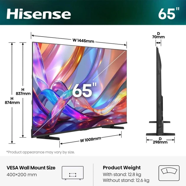 Телевизор Hisense 65E7S 65" QLED Ultra HD 4K (20018153) UA [173911] - изображение 5