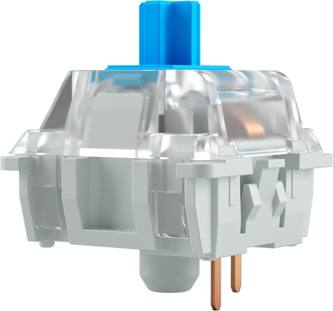 Zestaw przełączników dla klawiatury Glorious GATERON BLUE Switches (120 szt) (GAT-BLUE) - Zdjęcie 3 Zestaw przełączników dla klawiatury Glorious GATERON BLUE Switches (120 szt) (GAT-BLUE) - obraz 3