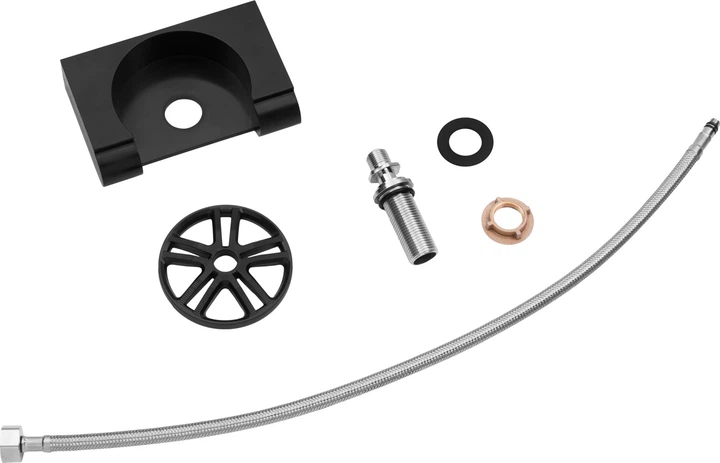 Кухонна мийка Kroner KRP Schwarze SET7545F3HM PVD (3.0/0.8 мм) - зображення 3