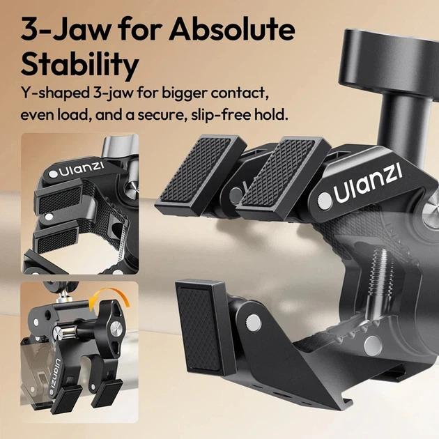 Кріплення Magic Arm Ulanzi CO78 зі струбциною Super Clamp (до 1 кг) - изображение 10