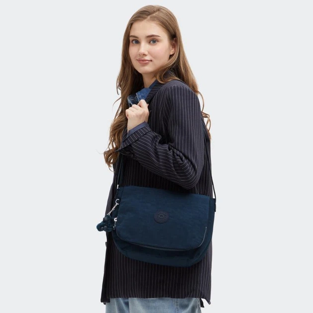 Сумка Kipling EARTHBEAT M Blue Bleu 2 (96V) - Фото 7 Сумка Kipling EARTHBEAT M Blue Bleu 2 (96V) - изображение 7