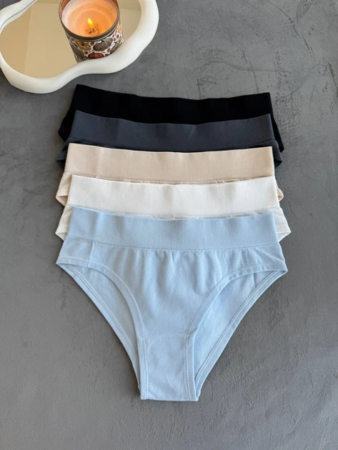 Высокие слипы женские XL микрофибра 5 цветов - Фото 3 Высокие слипы женские XL микрофибра 5 цветов - изображение 3