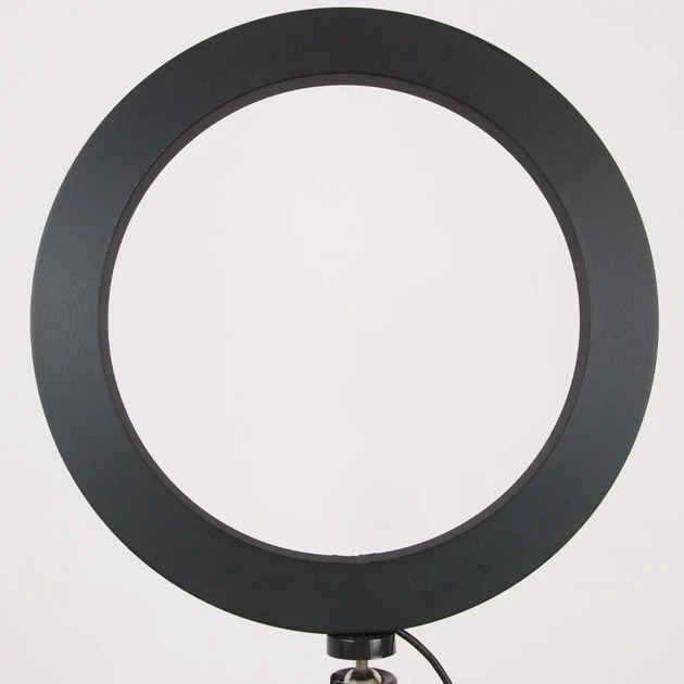 Кольцевая светодиодная LED лампа Flat Ring 8" черная - Фото 2 Кольцевая светодиодная LED лампа Flat Ring 8" черная - изображение 2