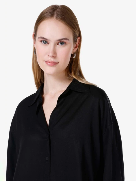 Сорочка оверсайз жіноча Colin's CL1067131-BLK XS-S Чорна (8683197998484) - Фото 4 Сорочка оверсайз жіноча Colin's CL1067131-BLK XS-S Чорна (8683197998484) - зображення 4