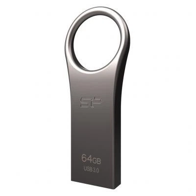 USB флеш накопитель Silicon Power 64GB Jewel J80 Titanium USB 3.0 - Фото 1 USB флеш накопитель Silicon Power 64GB Jewel J80 Titanium USB 3.0 - изображение 1
