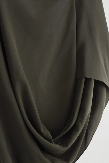 Блуза жіноча COS hooded silk top 1303547001 M - изображение 8