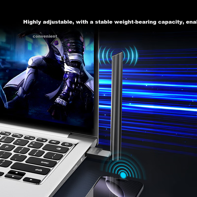 Мережевий адаптер Pisen Bluetooth 5.4 / USB - зображення 7