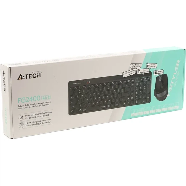 Комплект A4Tech Fstyler FG2400 Air2 (Black) - изображение 5