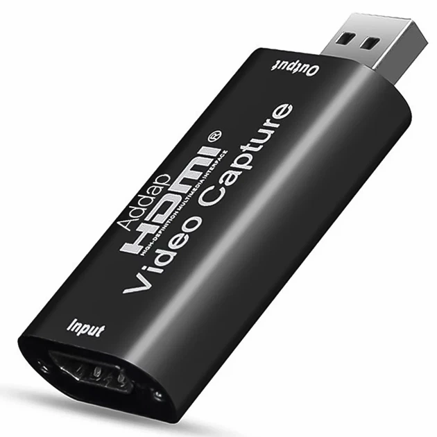 Внешняя карта видеозахвата HDMI-USB 2.0 4К анодированный алюминий черный - Фото 10 Внешняя карта видеозахвата HDMI-USB 2.0 4К анодированный алюминий черный - изображение 10