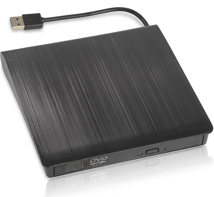 Внешний USB 3.0 оптический дисковод Addap EDB-01 DVD+/-RW пластик черный - Фото 1 Внешний USB 3.0 оптический дисковод Addap EDB-01 DVD+/-RW пластик черный - изображение 1