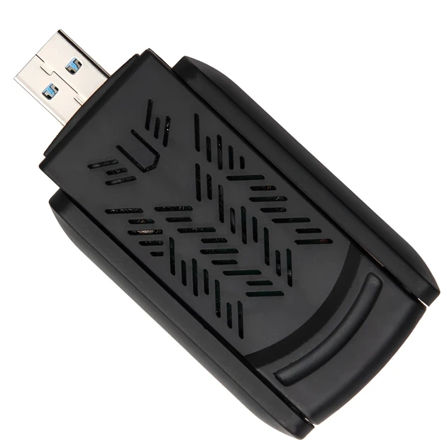 Двохдіапазонний USB Wi-Fi + Bluetooth адаптер Addap UWA-07 1300 Мбіт/с чорний - зображення 11