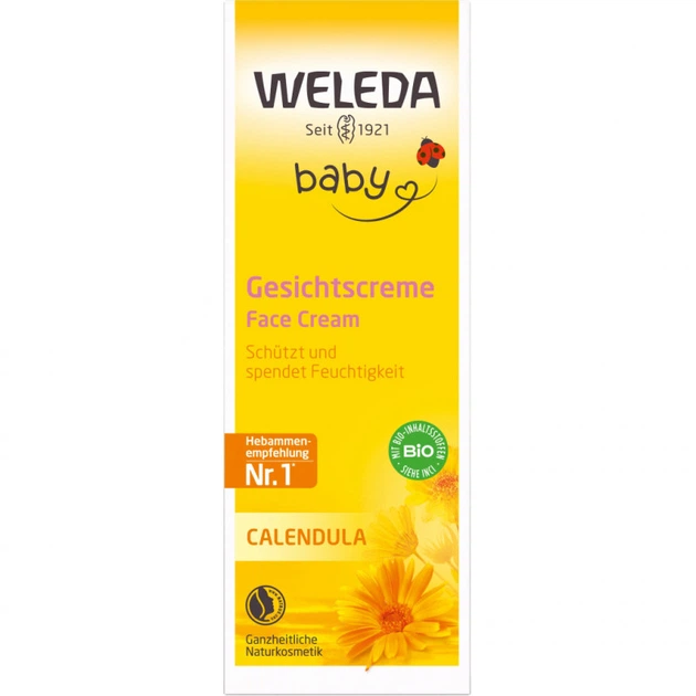 Детский крем Weleda Календула дитячий крем для обличчя 50 ml (4001638096614) (353560) - изображение 3