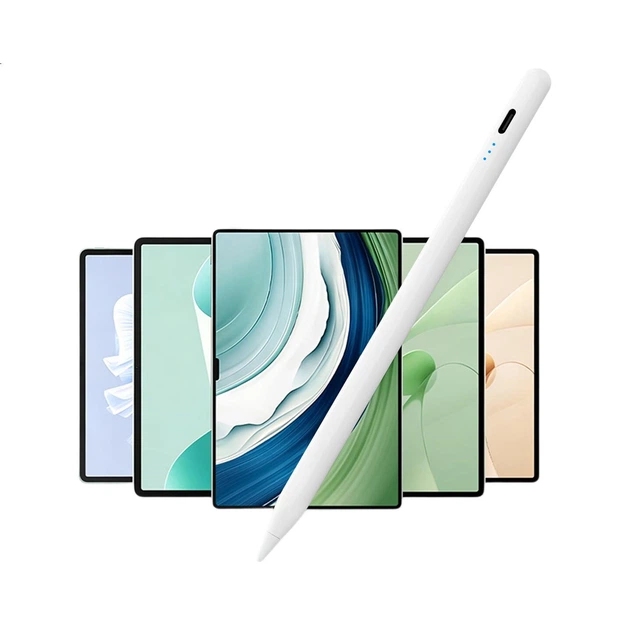 Стилус MUSTTRUE емкостной для планшетов Huawei MatePad 11.5S, Pro 12.2 и Air 12 2025, магнитный с защитой от случайных касаний, розовый - изображение 3