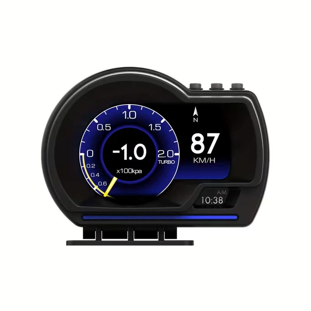 Автомобільний HUD дисплей OBD2 спідометр проєктор на лобове скло універсальний - Фото 5 Автомобільний HUD дисплей OBD2 спідометр проєктор на лобове скло універсальний - зображення 5