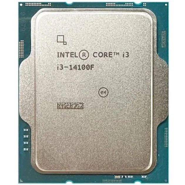 Процесор Intel Core i3-14100F (CM8071505092207) s1700 TRAY - Фото 1 Процесор Intel Core i3-14100F (CM8071505092207) s1700 TRAY - зображення 1