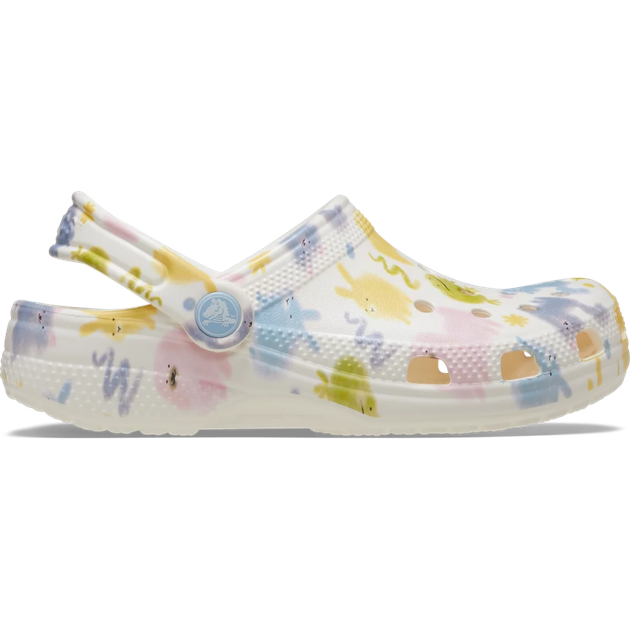 Дитячі крокси для дівчинки Crocs Classic Pastel Pets Clog Chalk (27/28, різнокольоровий) - изображение 3