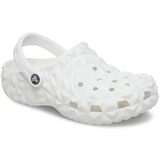 Дитячі крокси для хлопчика Crocs Classic Geometric Clog White (32/33, білий) - изображение 2