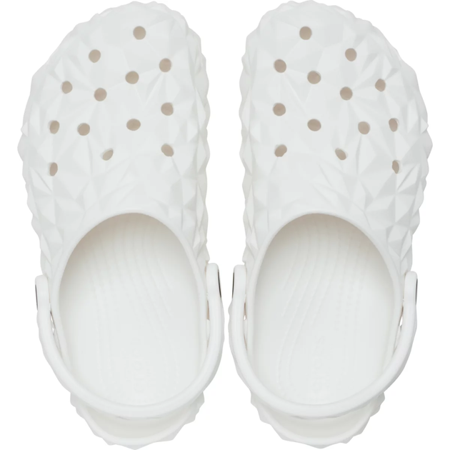 Дитячі крокси для хлопчика Crocs Classic Geometric Clog White (32/33, білий) - изображение 4