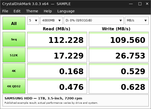 Жорсткий диск HDD Samsung 1TB 3.5″ SATA III 7200 об/хв 32MB б/в для комп’ютера - зображення 4