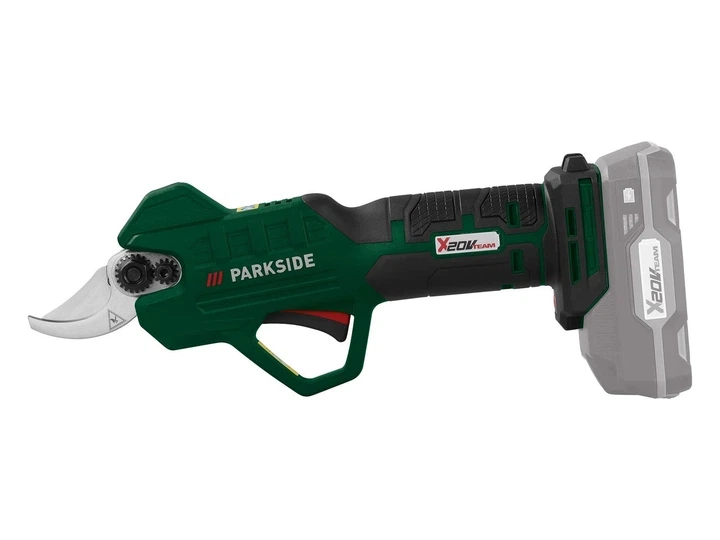 Акумуляторний секатор Parkside PAAS 20-Li B1 20 В, діаметр різу до 28 мм, без акумулятора та зарядного пристрою - Фото 5 Акумуляторний секатор Parkside PAAS 20-Li B1 20 В, діаметр різу до 28 мм, без акумулятора та зарядного пристрою - зображення 5