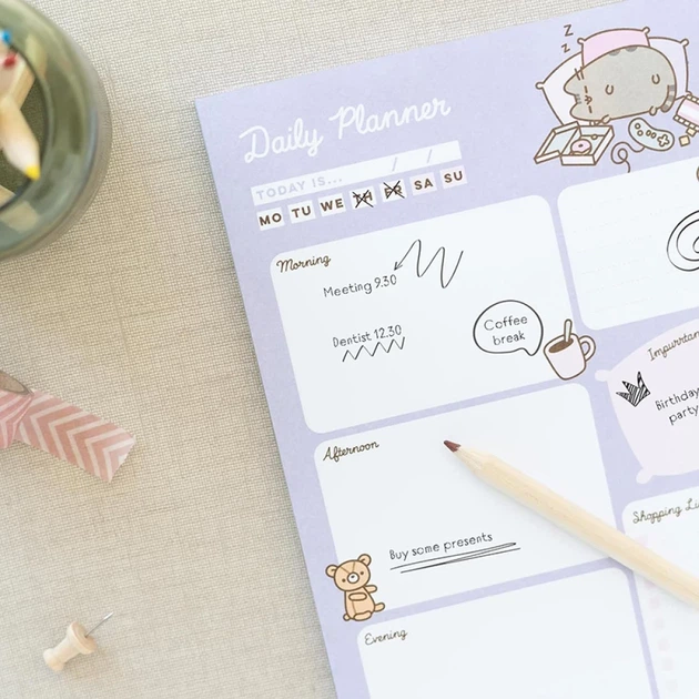 Планер щоденний Pusheen Moments A5 54 сторінки - Фото 3 Планер щоденний Pusheen Moments A5 54 сторінки - изображение 3