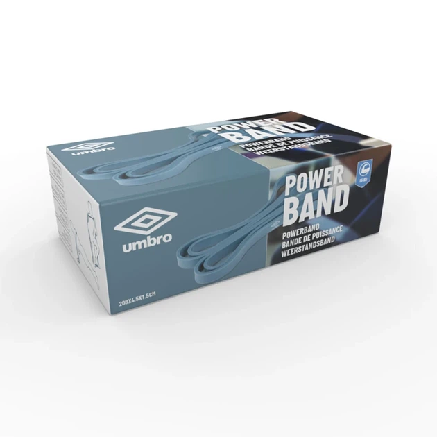 Резиновая лента сопротивления Umbro 15 кг Blue (8711252269559) - Фото 3 Резиновая лента сопротивления Umbro 15 кг Blue (8711252269559) - изображение 3