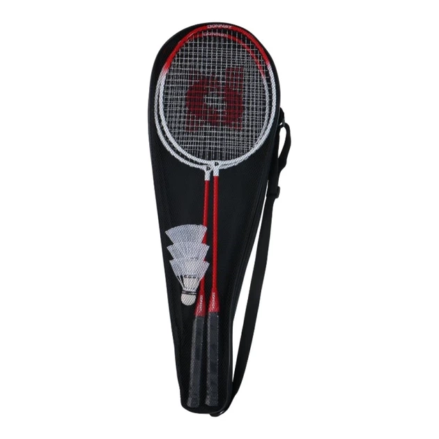 Набір для бадмінтону Donnay 6 елементів Red (8711252413945) - Фото 2 Набір для бадмінтону Donnay 6 елементів Red (8711252413945) - зображення 2