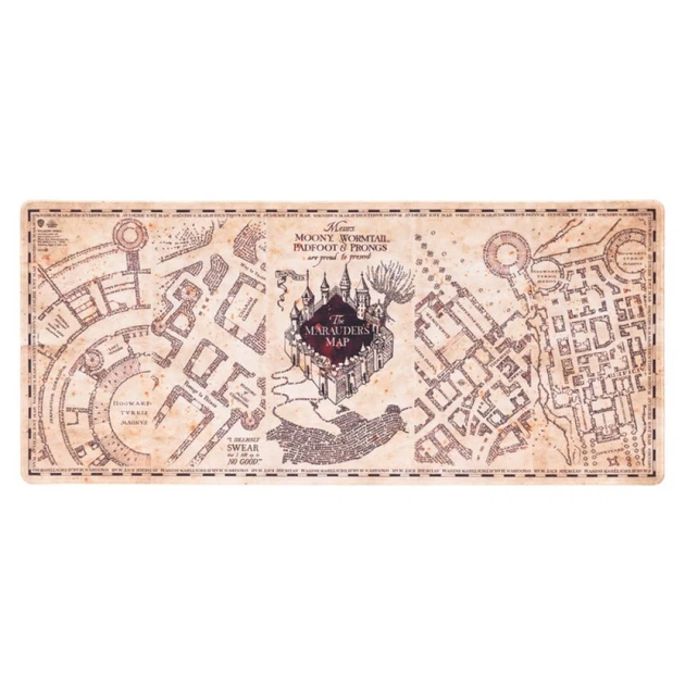 Коврик для гейминга XXL Harry Potter Карта Мародеров 80x35 см (MGGE022) - Фото 2 Коврик для гейминга XXL Harry Potter Карта Мародеров 80x35 см (MGGE022) - изображение 2
