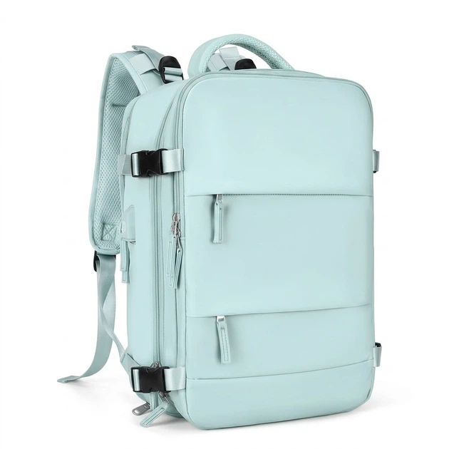 Дорожный рюкзак универсальный N16 Light Blue - Фото 1 Дорожный рюкзак универсальный N16 Light Blue - изображение 1