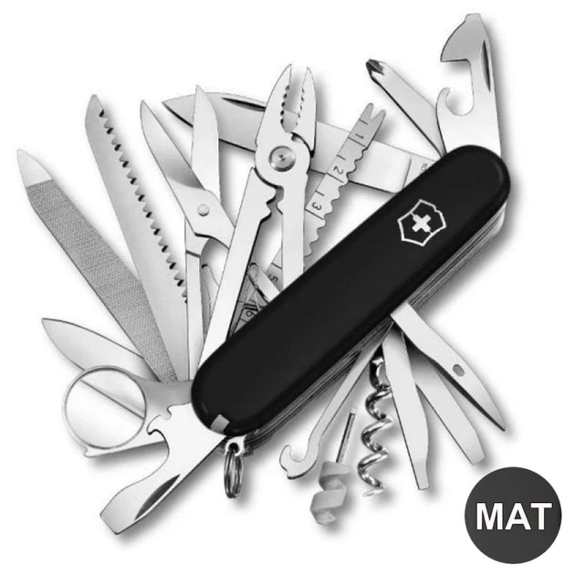 Швейцарский складной нож 91мм Victorinox SWISSCHAMP MAT 1.6795.3.M0007p - Фото 2 Швейцарский складной нож 91мм Victorinox SWISSCHAMP MAT 1.6795.3.M0007p - изображение 2
