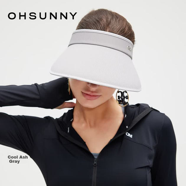 Капелюх OhSunny 7M219 широкополий жіночий із захистом від УФ-випромінювання, колір димчасто-сірий - зображення 8