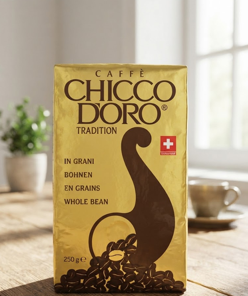 Зернова кава Chicco d'Oro Tradition 250 г натуральна 100% арабіка середнього обсмаження - Фото 5 Зернова кава Chicco d'Oro Tradition 250 г натуральна 100% арабіка середнього обсмаження - зображення 5