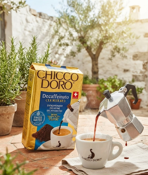 Кава мелена Chicco d'Oro Decaffeinato 250 г 100% арабіка без кофеїну середнє обсмаження - Фото 11 Кава мелена Chicco d'Oro Decaffeinato 250 г 100% арабіка без кофеїну середнє обсмаження - зображення 11