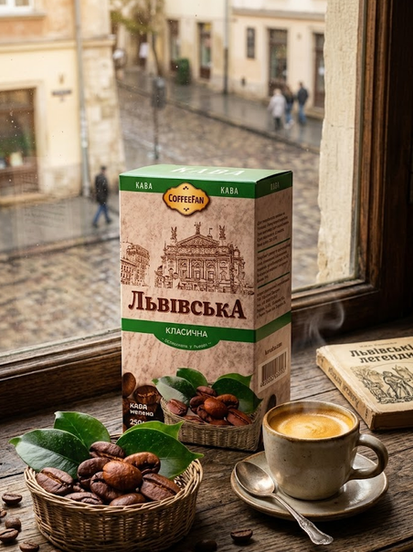 Кава мелена CaffeeFan Львівська Класична 250 г купаж арабіка робуста середнє обсмаження вакуумна упаковка - Фото 5 Кава мелена CaffeeFan Львівська Класична 250 г купаж арабіка робуста середнє обсмаження вакуумна упаковка - зображення 5