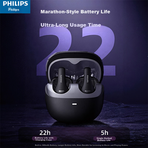 Наушники PHILIPS TAQ2420 Black - изображение 2