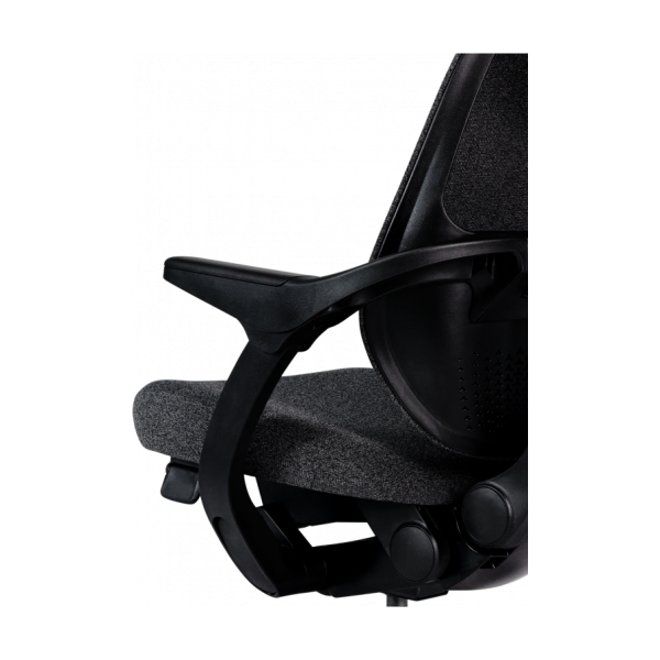 Офисное эргономичное кресло GT Racer B-6333 Fabric Dark Gray/Black - изображение 2